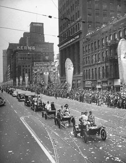 Parade down Woodward Ave 4
