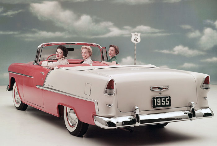 1955 Chevrolet Bel Air convertible model GM Media Archives 8