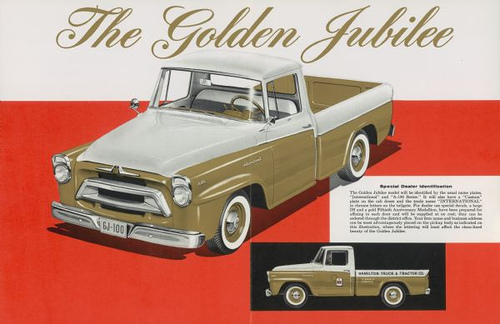International Truck ad for 1957 anniversary series Robert Tate Collection 8