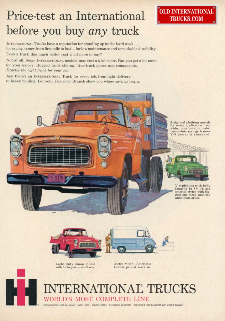 International Truck advertisement 1957 Robert Tate Collection 9