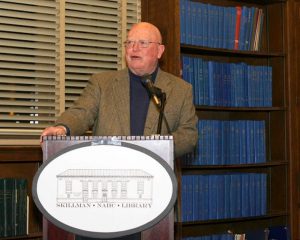 Davis speaking at the Detroit Public Librarys Skillman branch