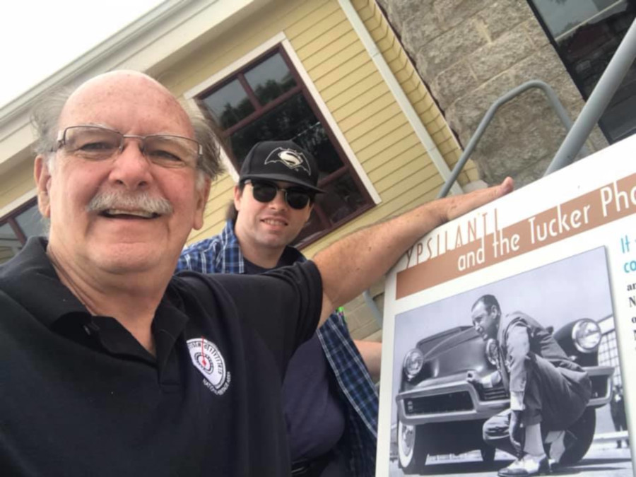 The Nicholsons at the Ypsilanti Auto Heritage Museum 2020 2