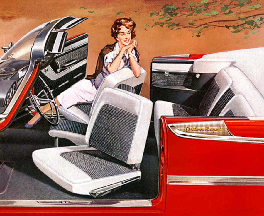 Color ad illustration for Dodge swivel seats Chrysler Archives RESIZED 5
