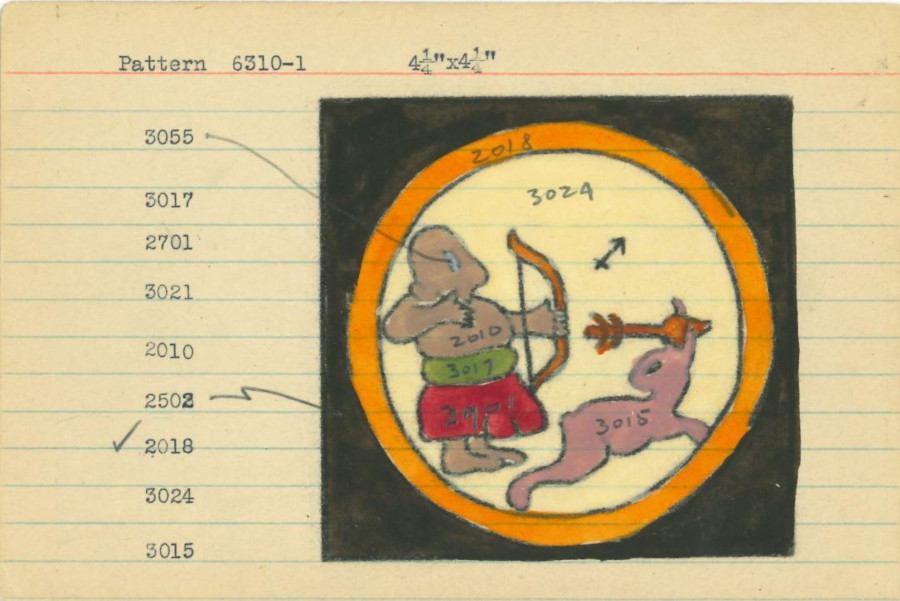 Flint Faience artwork numbering RESIZED