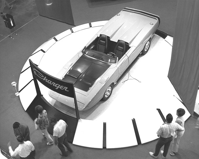 1970 Dodge Super Charger concept at auto show Chrysler Archives 7
