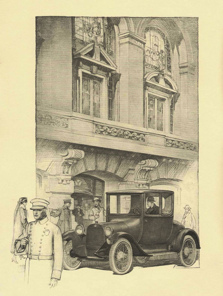 1917 Dodge advertising pencil artwork 2