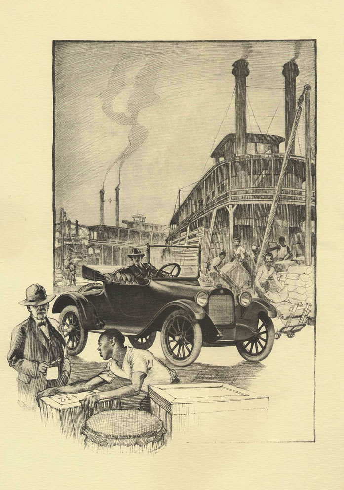 1917 Dodge advertising pencil artwork 8