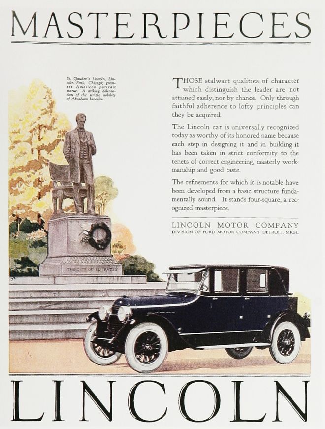 1928 Lincoln ad Ford Motor Company Archives 8