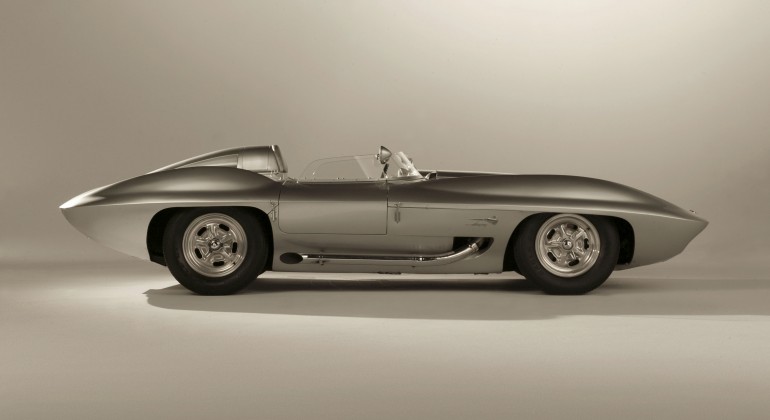 Side view of the Corvette Sting Ray racer GM Media Archives 6
