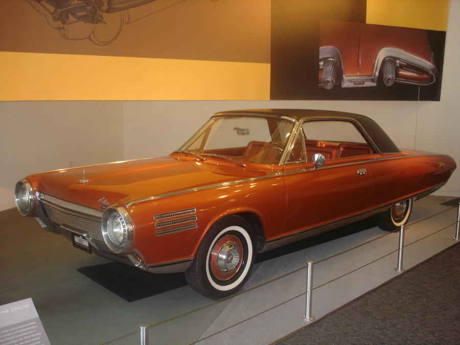 Chrysler Turbine Car on display at the former Walter Chrysler Museum RESIZED 1