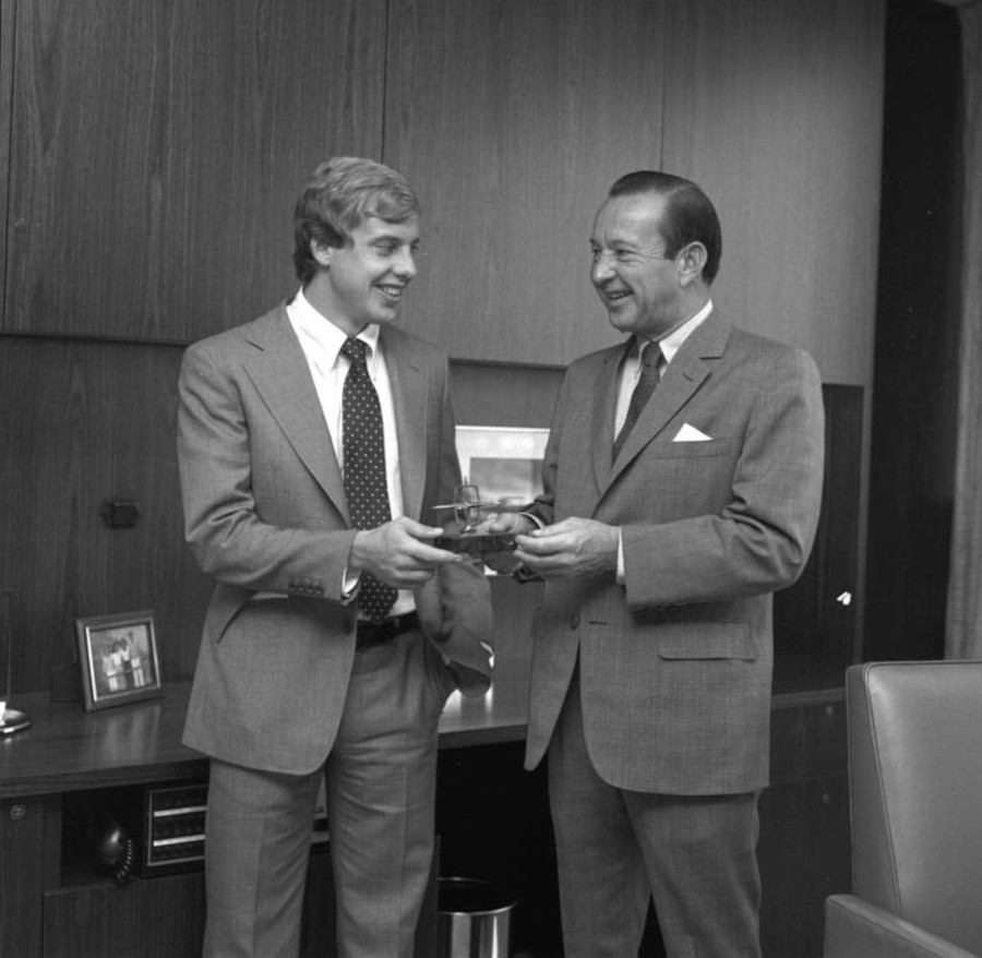 William Clay Ford Jr with his father William Clay Ford Sr The Detroit Bureau CROPPED AND RESIZED 1