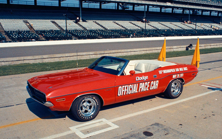 1971 Dodge Challenger Convertible Indy 500 Pace Car Chrysler Archives 4