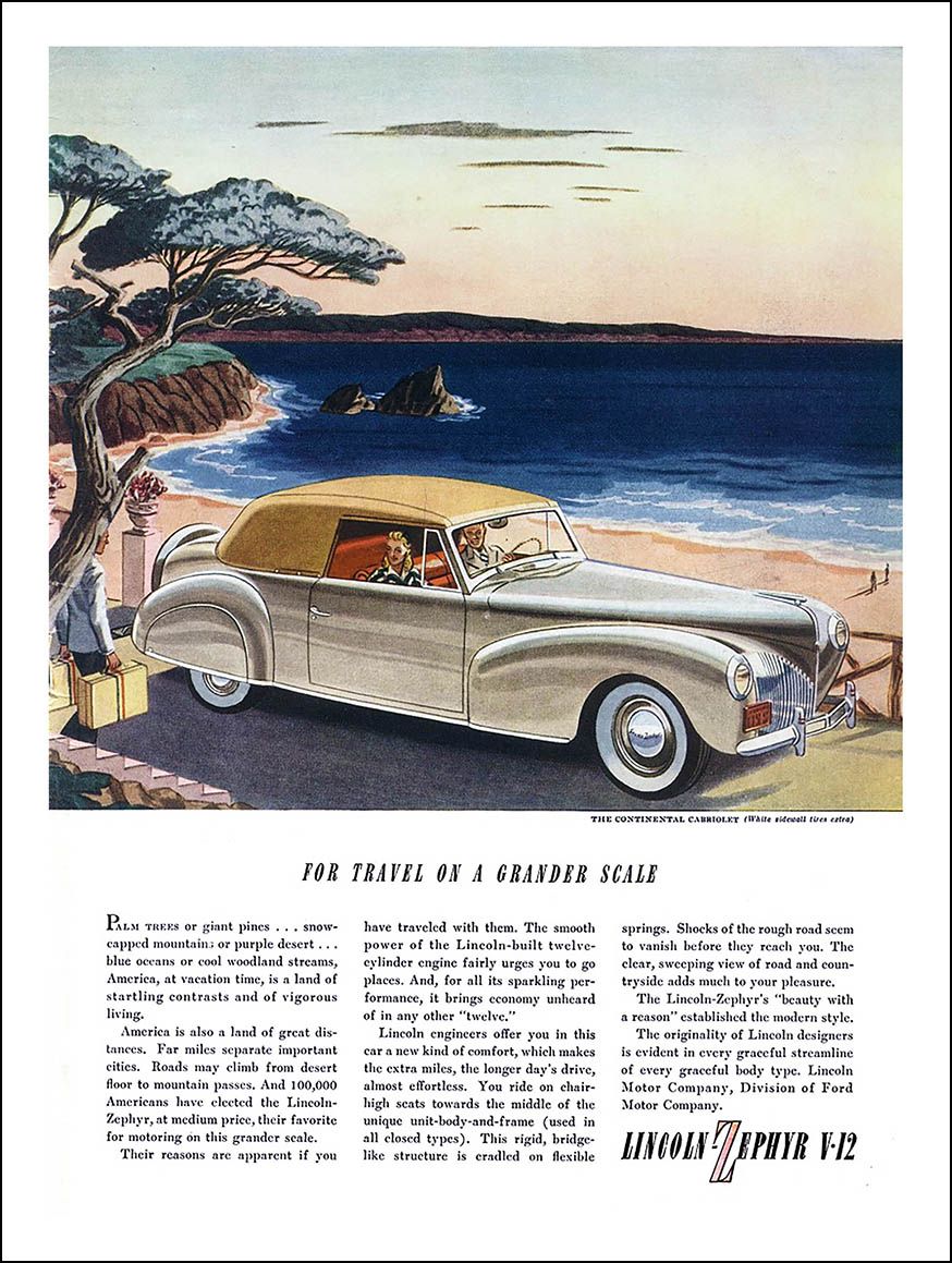 A 1941 Lincoln Continental ad Henry Ford Media Center Archives 7