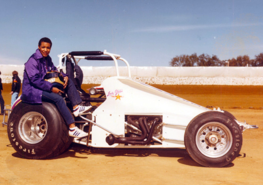 Cheryl Linn Glass at Eastbay Raceway 1981 Spring Car Hall of Fame Museum RESIZED 5