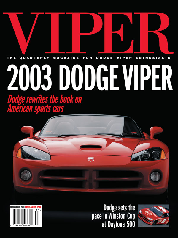2003 Dodge Viper on the cover of Viper Magazine 5