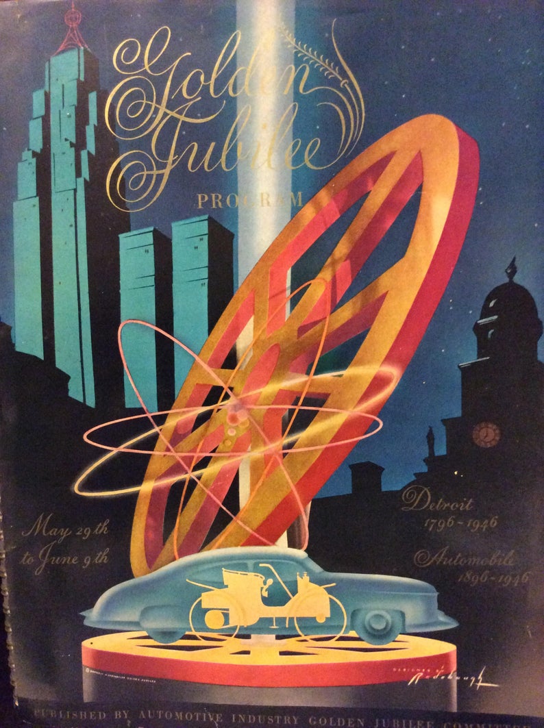 1946 Automotive Golden Jubilee Parade program Arthur Radebaugh 5