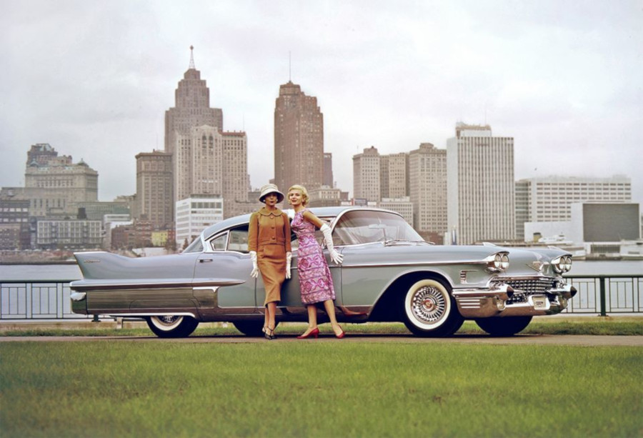 1958 Cadillac photo taken on Belle Isle GM Media Archives RESIZED 7
