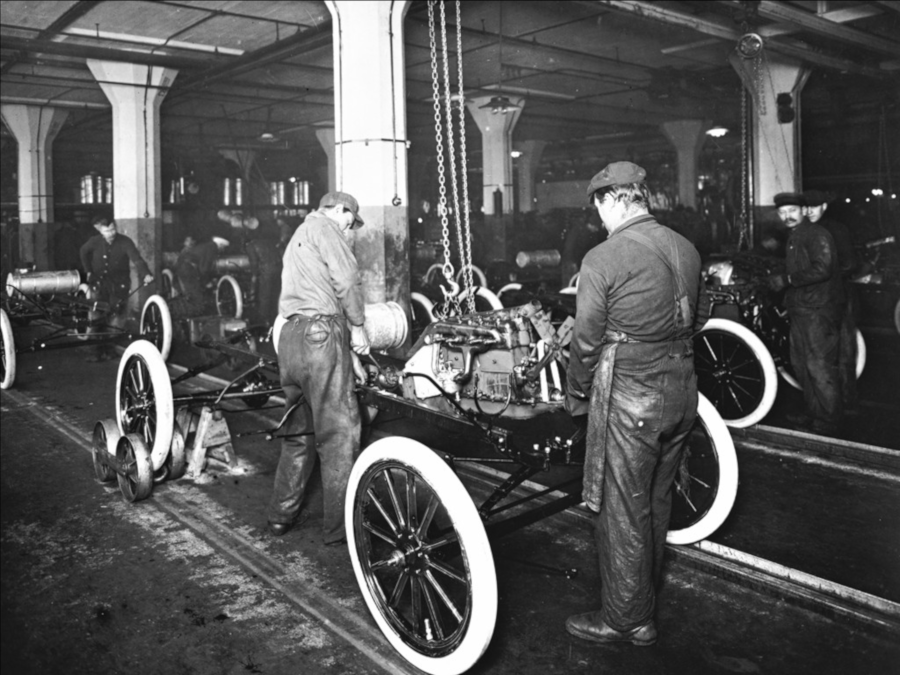 Ford Highland Park assembly line Ford Motor Company Archives RESIZED 1