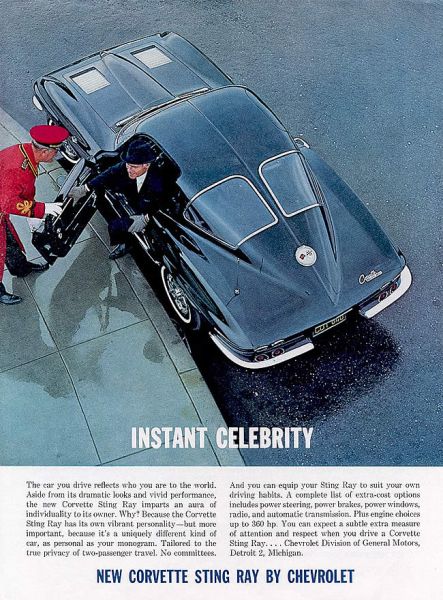 1963 Corvette ad Tate Collection 3