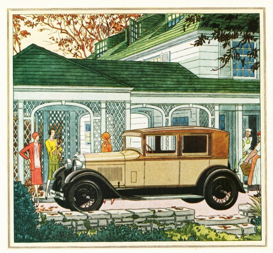 1928 Ford Model A Sedan 1