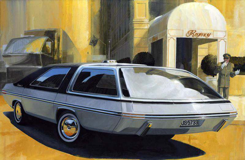 A Syd Mead illustration of the Innovari II 7