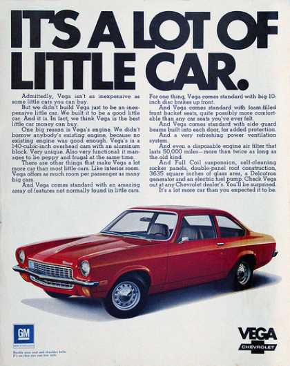1970 Chey Vega ad GM Heritage Archives 2