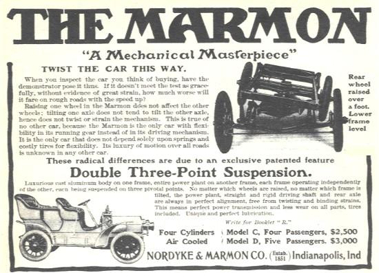 A 1906 advertisement for the Mormon 1