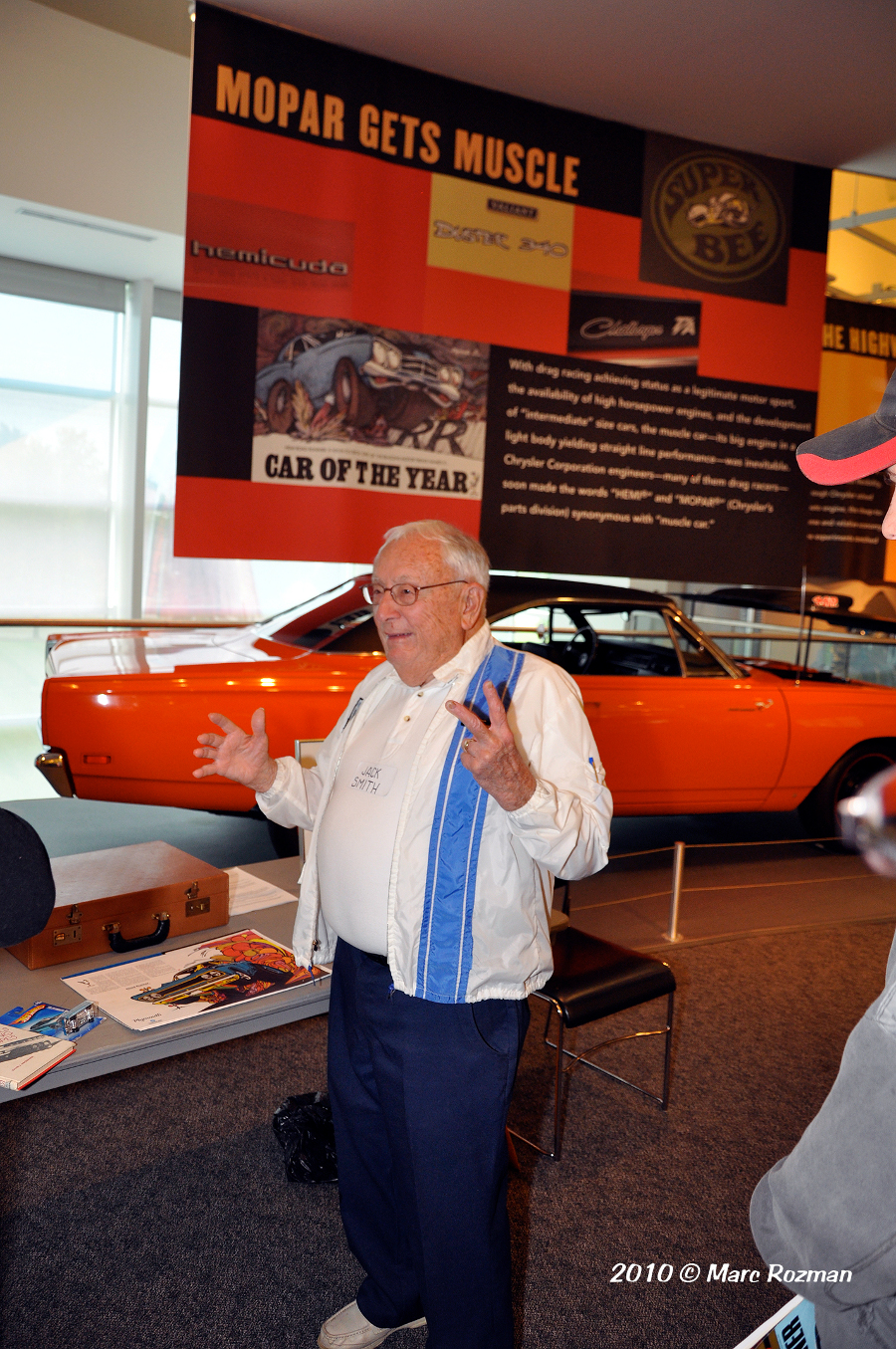 RESIZED Jack Smith at the Walter Chrysler Museum on September 18 2010 Photo by Marc Rozman 6