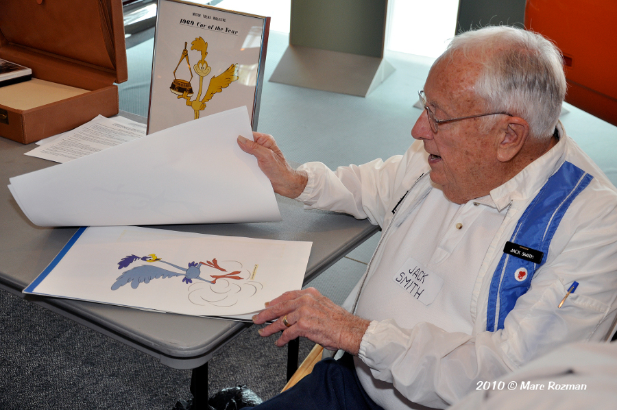 RESIZED Jack Smith tells the Road Runner story at the Chrysler Museum September 18 2010 Photo by Marc Rozman 8