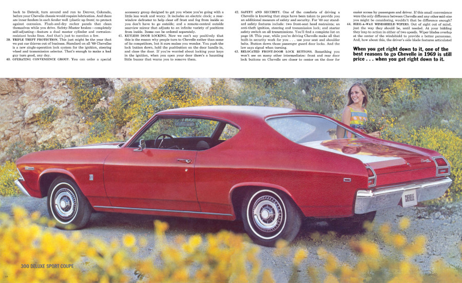 1969 Chevrolet Chevelle brochure spread GM Heritage Archives RESIZED 6
