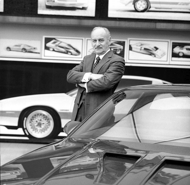 Irvin Rybicki in the GH Design Studio 1980s General Motors 6