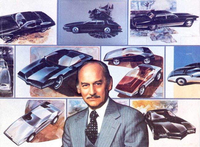 Irvin Rybicki in the GM Design Studio General Motors 5