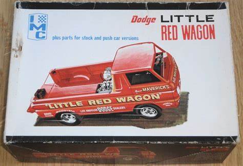 IMC 1965 Dodge Little Red Wagon model kit Robert Tate Collection 4