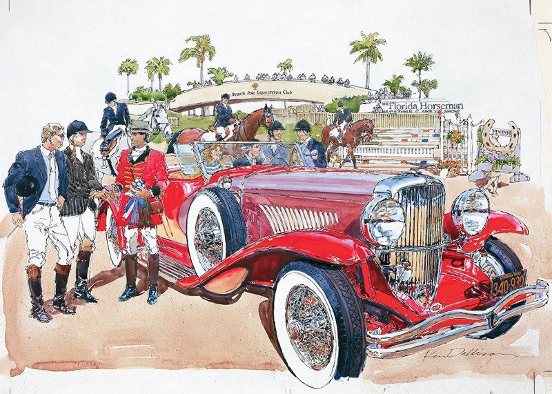 1930 Duesenberg illustration by Ken Dallison 7