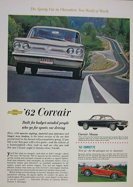 1962 Corvair GM Media Archives 3