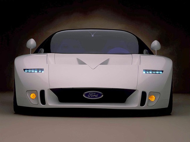 A front end view of the Ford GT 90 concept 2