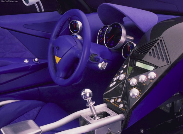The cockpit of the Ford GT 90 concept 3