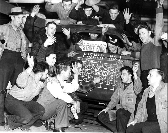 Flint Sitdown Strike Feb 11 1937 Reuther Library