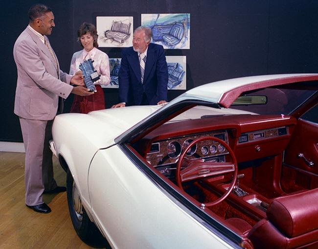 Vandermolen with McKinley Thompson and other colleagues with the Mustang II Ford Archives 2