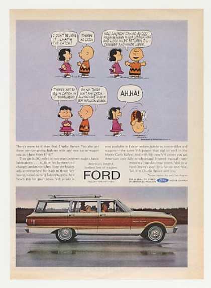Peanuts ad for Ford Squire wagon Ford Motor Company Archives 5