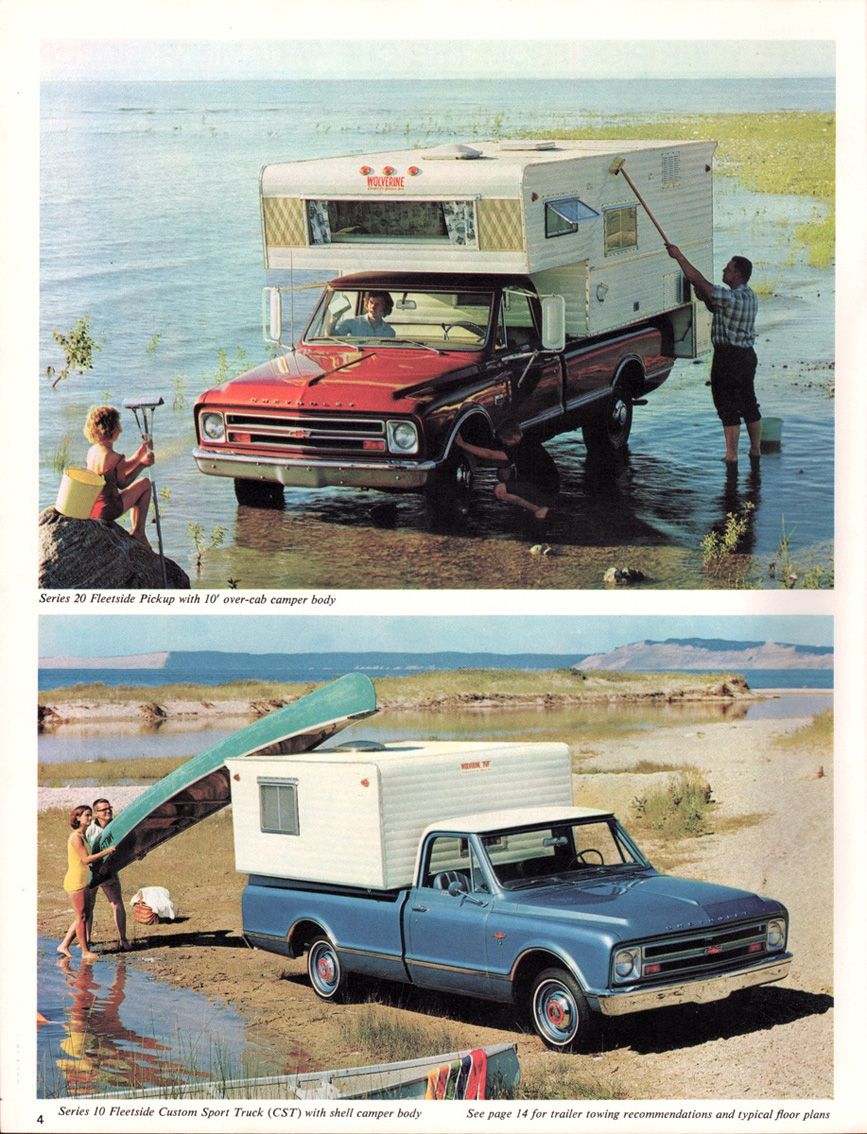 1967 Chevy Truck Campers GM Media Archives 4
