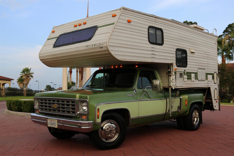 1976 Chevy C30 Truck Camper Cheyenne Special RESIZED 7