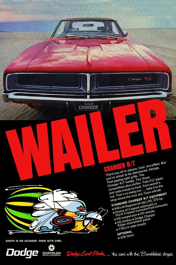 A 1969 Dodge Charger ad Stellantis North America Archives 5