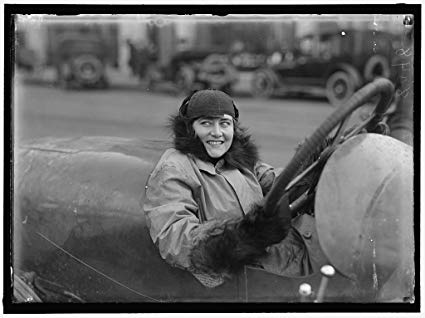 Eleanor Blevins behind the wheel 1