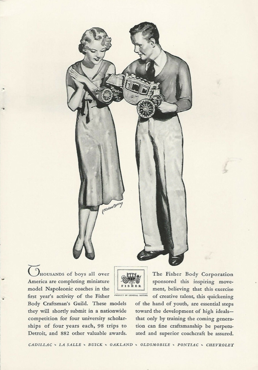Fisher Body Craftsmans Guild ad 1931 Ferens Collection CROPPED and RESIZED 2