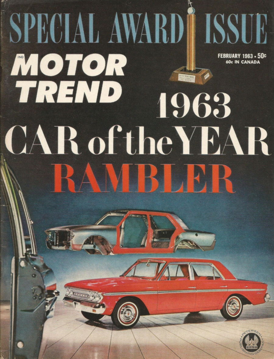 The 1963 Rambler on the cover of Motor Trend Robert Tate Collection RESIZED 6