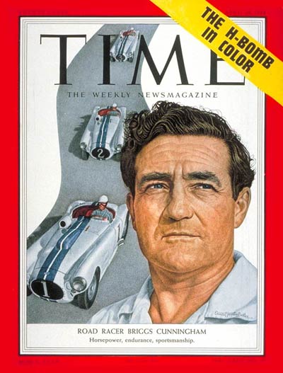 Cunningham on the cover of Time in 1954 5