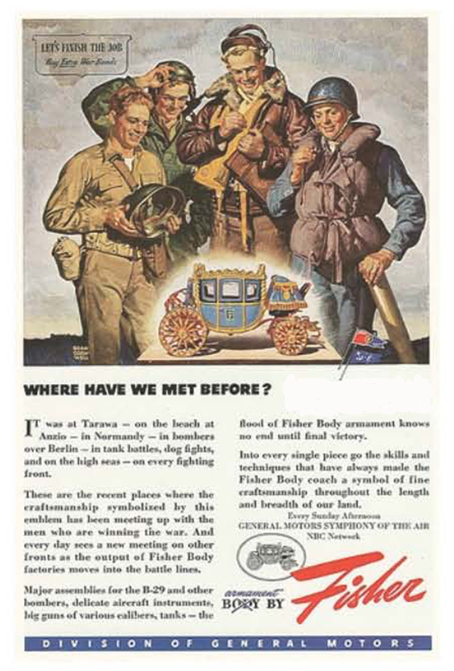 DPL NAHC 6 Fisher Body WWII Ad