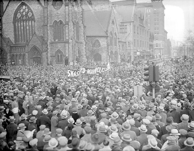 WRL.20 Hunger March Parade Funeral