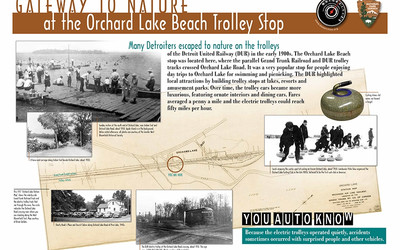 The Orchard Lake Beach Trolley Stop